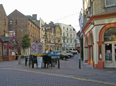 Folkestone Town Centre in Kent